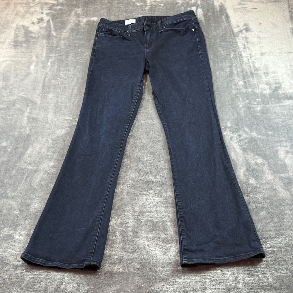 Gap 1969 Perfect Boot Jeans Womens 28r Dark Wash Stanton Bootcut Stretch Denim